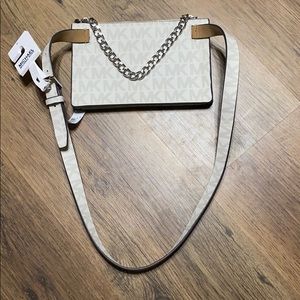 NEW!! Michael Kors Signature Pull Chain Belt Bag